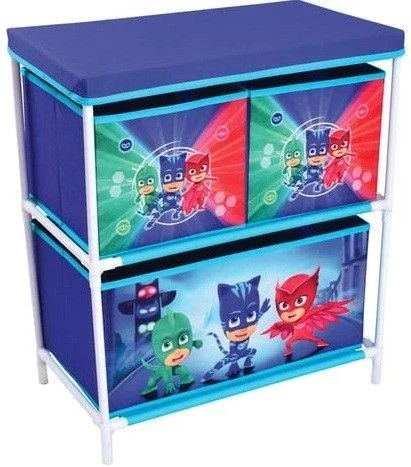 Étagère à 3 Casiers Pyjamasques 3 Étagère à 3 Casiers Pyjamasques