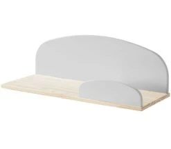 Etagère Bois Laqué Gris Kiddy 65 Cm