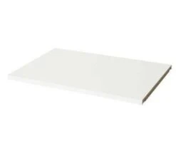 Etagère Pour Armoire 2 Portes Bois Laqué Blanc Lara