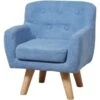 Fauteuil Enfant Tissu Bleu Et Pieds Bois Massif Clair Kansa -Lexibook Magasin fauteuil enfant tissu bleu et pieds bois massif clair charlotte 3248115115074 412708