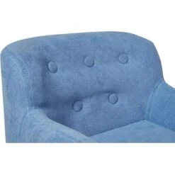 Fauteuil Enfant Tissu Bleu Et Pieds Bois Massif Clair Kansa -Lexibook Magasin fauteuil enfant tissu bleu et pieds bois massif clair charlotte 3248115115074 412710