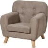 Fauteuil Enfant Tissu Gris Et Pieds Bois Massif Clair Kansa -Lexibook Magasin fauteuil enfant tissu gris et pieds bois massif clair charlotte 3248115115180 412711