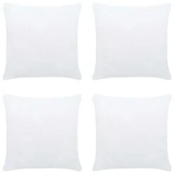 Garnitures De Coussin 4 Pcs 30x30 Cm Blanc