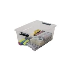IRIS OHYAMA Lot De 6 Boîtes De Rangement Empilables - Transparent - 30 L - 58 X 39,5 X 20,5 Cm -Lexibook Magasin iris ohyama lot de 6 boites de rangement empilables transparent 30 l 58 x 39 5 x 20 5 cm 8716382192890 488493