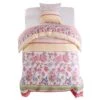 Jeu De Housse De Couette Motif Floral Rayé 155x220/80x80 Cm 3 -Lexibook Magasin jeu de housse de couette motif floral raye 155x220 80x80 cm 8718475608752 1269234