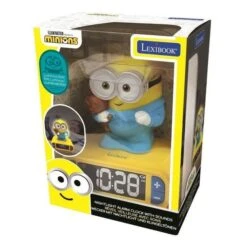 LES MINIONS Réveil Avec Veilleuse 3D Et Effets Sonores - LEXIBOOK -Lexibook Magasin les minions reveil avec veilleuse 3d et effets sonores lexibook 3380743084602 433021