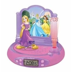 LEXIBOOK - DISNEY PRINCESSES - Radio Réveil Enfant Avec Projections D'Images