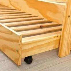 Lit Banquette Avec Tiroir Lit Pin Massif Vernis Naturel Theo 80x190 Cm -Lexibook Magasin lit banquette avec tiroir lit pin massif vernis naturel laura 80x190 cm 4010340352000 402448