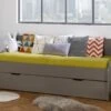 Lit Banquette Gigogne Gris Souris Calli 80x200cm -Lexibook Magasin lit banquette gigogne gris souris calli 80x200cm 132863