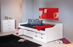 Lit Banquette Pin Massif Blanc Maxim 90x200 Cm 9 Lit Banquette Pin Massif Blanc Maxim 90x200 Cm -Lexibook Magasin lit banquette pin massif blanc maxim 90x200 cm 4010340209236 70334