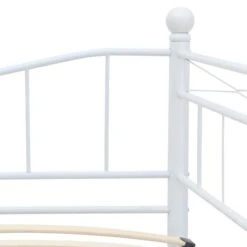 Lit Blanc Acier 180x200/90x200 Cm -Lexibook Magasin lit blanc acier 180x200 90x200 cm 3666722496353 631619