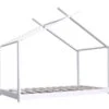 Lit Cabane 90x190 Cm Bois Massif Blanc Toli -Lexibook Magasin lit cabane 90x190 cm bois massif blanc toli 3248116139031 1026136