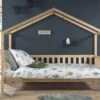 Lit Cabane 90x200 Cm Avec Matelas Pin Massif Clair Bali -Lexibook Magasin lit cabane 90x200 cm avec matelas pin massif clair bali 5420070232098 739730