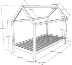 Lit Cabane 90x200 Cm Et Sommier Pin Massif Clair Kali -Lexibook Magasin lit cabane 90x200 cm pin massif clair dallas 5420070231251 594844