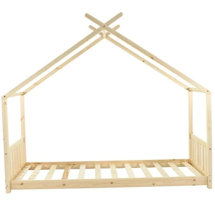 Lit Cabane Bois Massif Clair Linone 90x190 Cm 6 Lit Cabane Bois Massif Clair Linone 90x190 Cm – Image 4