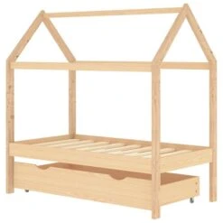 Lit Cabane Enfant Avec Tiroir Bois De Pin Massif 70x140 Cm -Lexibook Magasin lit cabane enfant avec tiroir bois de pin massif 70x140 cm 3666722345392 956742
