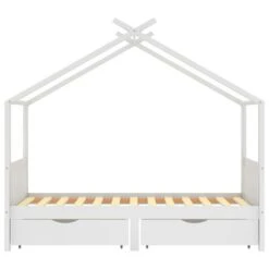 Lit Cabane Enfant Avec Tiroirs Blanc Pin Massif 90x200 Cm 2 -Lexibook Magasin lit cabane enfant avec tiroirs blanc pin massif 90x200 cm 2 3666722309615 997596