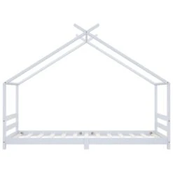 Lit Cabane Enfant Blanc Bois De Pin Massif 90x200 Cm -Lexibook Magasin lit cabane enfant blanc bois de pin massif 90x200 cm 3666722446525 791437