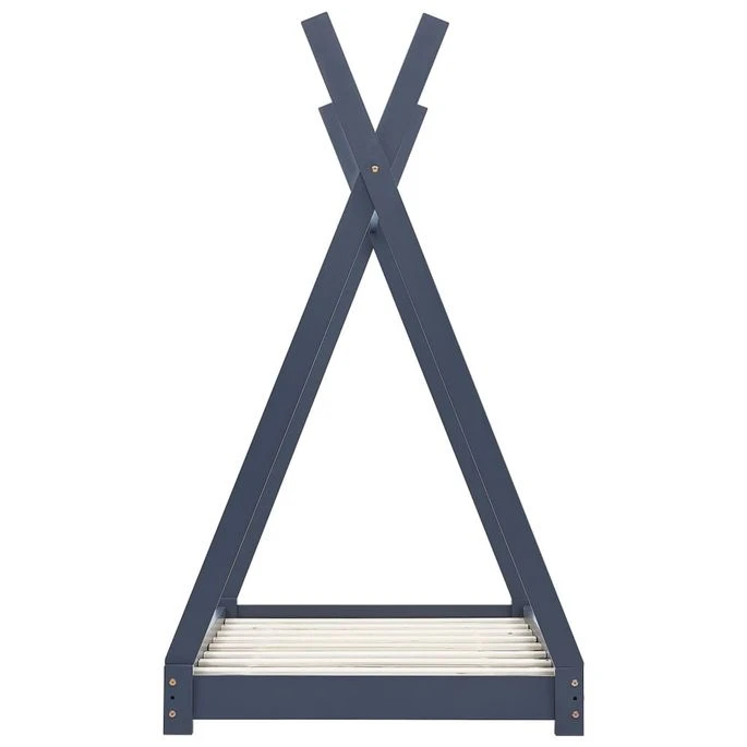 Lit Cabane Enfant Gris Bois De Pin Massif 70x140 Cm 2 6 Lit Cabane Enfant Gris Bois De Pin Massif 70x140 Cm 2 – Image 4