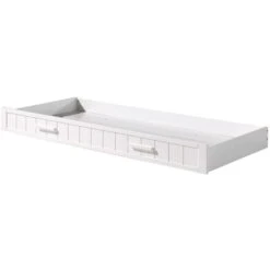 Lit Cabane Gigogne 90x200 Cm Pin Massif Laqué Blanc Erik -Lexibook Magasin lit cabane gigogne 90x200 cm pin massif laque blanc erik 5420070228367 691839