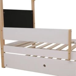 Lit Cabane Pin Massif Blanc Idylle 90x190 Cm 16 Lit Cabane Pin Massif Blanc Idylle 90x190 Cm -Lexibook Magasin lit cabane pin massif blanc woody 90x190 cm 3248116153044 556996