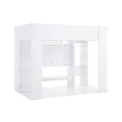 Lit Combiné 90 X 190 Cm 1 Couchage Blanc Uni - COMBI -Lexibook Magasin lit combine 90 x 190 cm 1 couchage blanc uni combi 3663840028442 536101