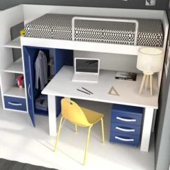 Lit Combiné Enfant Haut De Gamme Versaci 90x190 Cm -Lexibook Magasin lit combine enfant haut de gamme versaci 90x190 cm 3666722065986 253209