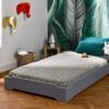 Lit Enfant 90x190 Cm Pin Massif Gris Lokka -Lexibook Magasin lit enfant 90x190 cm pin massif gris lokka 3700429624227 654100