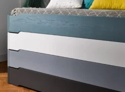 Lit Enfant 90x190 Cm Pin Massif Gris Lokka -Lexibook Magasin lit enfant 90x190 cm pin massif gris lokka 3700429624227 654104