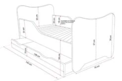 Lit Enfant à Tiroir Et Matelas 70x140 Cm Happy Kitty -Lexibook Magasin lit enfant a tiroir et matelas 70x140 cm happy kitty 5902533410118 1235840
