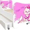 Lit Enfant à Tiroir Et Matelas 70x140 Cm Happy Kitty -Lexibook Magasin lit enfant a tiroir et matelas 70x140 cm happy kitty 5902533410118 569831