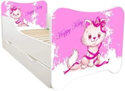 Lit Enfant à Tiroir Et Matelas 70x140 Cm Happy Kitty -Lexibook Magasin lit enfant a tiroir et matelas 70x140 cm happy kitty 5902533410118 569833