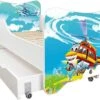Lit Enfant à Tiroir Et Matelas 70x140 Cm Hélicoptère -Lexibook Magasin lit enfant a tiroir et matelas 70x140 cm helicoptere 5902533410088 569647