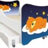 Lit Enfant à Tiroir Et Matelas 70x140 Cm Teddy Dort -Lexibook Magasin lit enfant a tiroir et matelas 70x140 cm teddy dort 5902533410293 569641