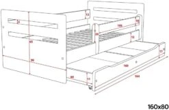 Lit Enfant Avec Barrière De Sécurité Amovible Blanc Moly -Lexibook Magasin lit enfant avec barriere de securite amovible blanc moly 3666722174848 1223600