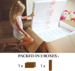 Lit Enfant Avec Barrière De Sécurité Amovible Blanc Moly -Lexibook Magasin lit enfant avec barriere de securite amovible blanc moly 3666722174848 1223605