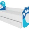 Lit Enfant Avec Motif Petit Lion Bleu 70x140 Ou 80x160 Cm - Matelas Inclus - Tiroir De Rangement -Lexibook Magasin lit enfant avec motif petit lion bleu 70x140 ou 80x160 cm matelas inclus tiroir de rangement 3666722947206 1511635