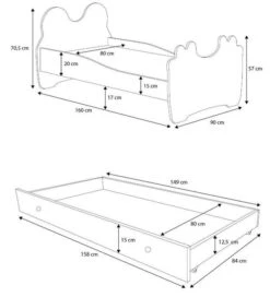 Lit Enfant Avec Motif Petit Lion Bleu 70x140 Ou 80x160 Cm - Matelas Inclus - Tiroir De Rangement -Lexibook Magasin lit enfant avec motif petit lion bleu 70x140 ou 80x160 cm matelas inclus tiroir de rangement 3666722947206 1511649