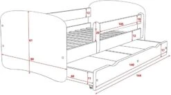 Lit Enfant Blanc Avec Sommiers Et Barrière De Sécurité Amovible Drimy -Lexibook Magasin lit enfant blanc avec sommiers et barriere de securite amovible drimy 3666722169981 1230638