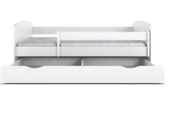 Lit Enfant Blanc Avec Sommiers Et Barrière De Sécurité Amovible Drimy -Lexibook Magasin lit enfant blanc avec sommiers et barriere de securite amovible drimy 3666722169981 1235799