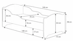 Lit Enfant Bois Blanc Impression Petit Requin 70x140 Ou 80x160 Cm - Sommier Et Matelas Inclus - Madale 16 Lit Enfant Bois Blanc Impression Petit Requin 70x140 Ou 80x160 Cm - Sommier Et Matelas Inclus - Madale -Lexibook Magasin lit enfant bois blanc impression petit requin 70x140 ou 80x160 cm sommier et matelas inclus madale 3666722953306 1512222