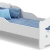 Lit Enfant Bois Blanc Impression Petit Requin 70x140 Ou 80x160 Cm - Sommier Et Matelas Inclus - Madale -Lexibook Magasin lit enfant bois blanc impression petit requin 70x140 ou 80x160 cm sommier et matelas inclus madale 3666722953306 1512224