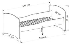 Lit Enfant Bois Blanc Imprimé Chien Et Chat 70x140 Ou 80x160 Cm - Sommier Et Matelas Inclus - Ondula -Lexibook Magasin lit enfant bois blanc imprime chien et chat 70x140 ou 80x160 cm sommier et matelas inclus ondula 3666722955867 1512533