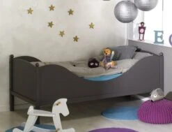 Lit Enfant Taupe Vogua 90