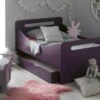 Lit évolutif Avec Tiroir 90x140/190 Cm Bois Violet Féroé -Lexibook Magasin lit evolutif avec tiroir 90x140 190 cm bois violet feroe 655757