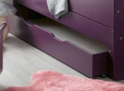 Lit évolutif Avec Tiroir 90x140/190 Cm Bois Violet Féroé -Lexibook Magasin lit evolutif avec tiroir 90x140 190 cm bois violet feroe 655761