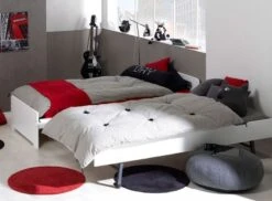 Lit Gigogne 90x200 Cm Bois Blanc Féroé -Lexibook Magasin lit gigogne 90x200 cm bois blanc feroe 3700429605233 655590