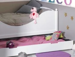 Lit Gigogne Enfant Blanc Vogua 90 -Lexibook Magasin lit gigogne enfant blanc vogua 90 219460