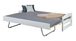 Lit Gigogne Pin Massif Blanc Sadev 90x200 Cm -Lexibook Magasin lit gigogne pin massif blanc vindas 4010340294263 577450