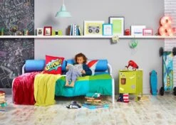 Lit Junior Modulable Polochon Bleu -Lexibook Magasin lit junior modulable polochon bleu 89147